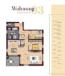 ERSTBEZUG: Exklusive und hochwertige 3 - Zimmerwohnung mit eigenem Gartenanteil im Herzen von Weinheim - Grundriss
